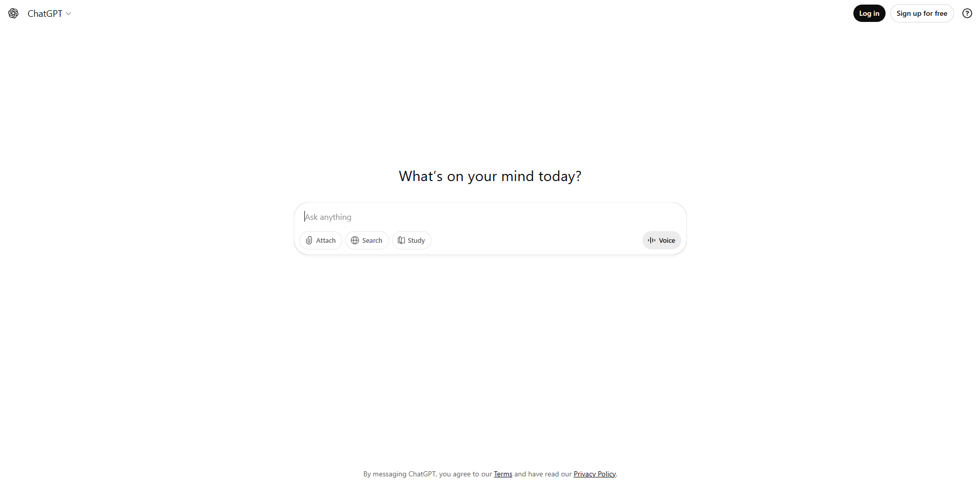 Скриншот ChatGPT